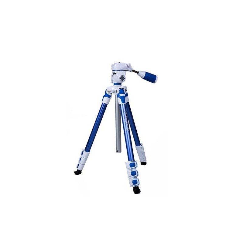 富图宝(Fotopro) 新秀S3蓝色 社交分享系列 潮流超轻单反微单数码相机便携三脚架四维云台套装