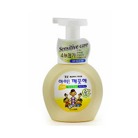 韩国进口希杰狮王CJ LION 儿童泡沫洗手液250ml(抗敏感型)一瓶装