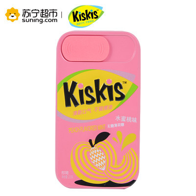 KISKIS酷滋无糖薄荷糖(水蜜桃味)21g/盒