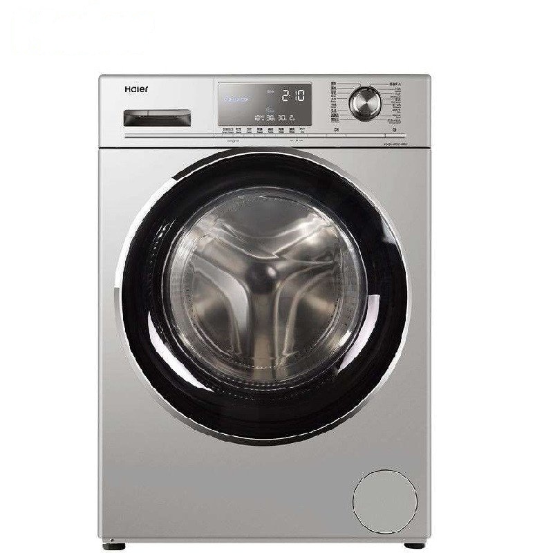 海尔(Haier)8公斤全自动滚筒洗衣机 紫水晶洗烘一体直驱变频静音大桶径XQG80-HBD14686LU