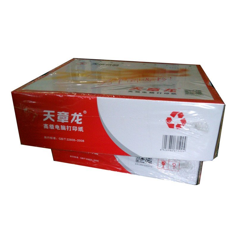 天章龙 1/2双层电脑打印纸 241-2撕边 1000张/箱