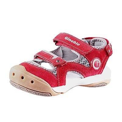 [苏宁自营]基诺浦 夏款新款中大童休闲男女儿童减震机能鞋凉鞋TXG380