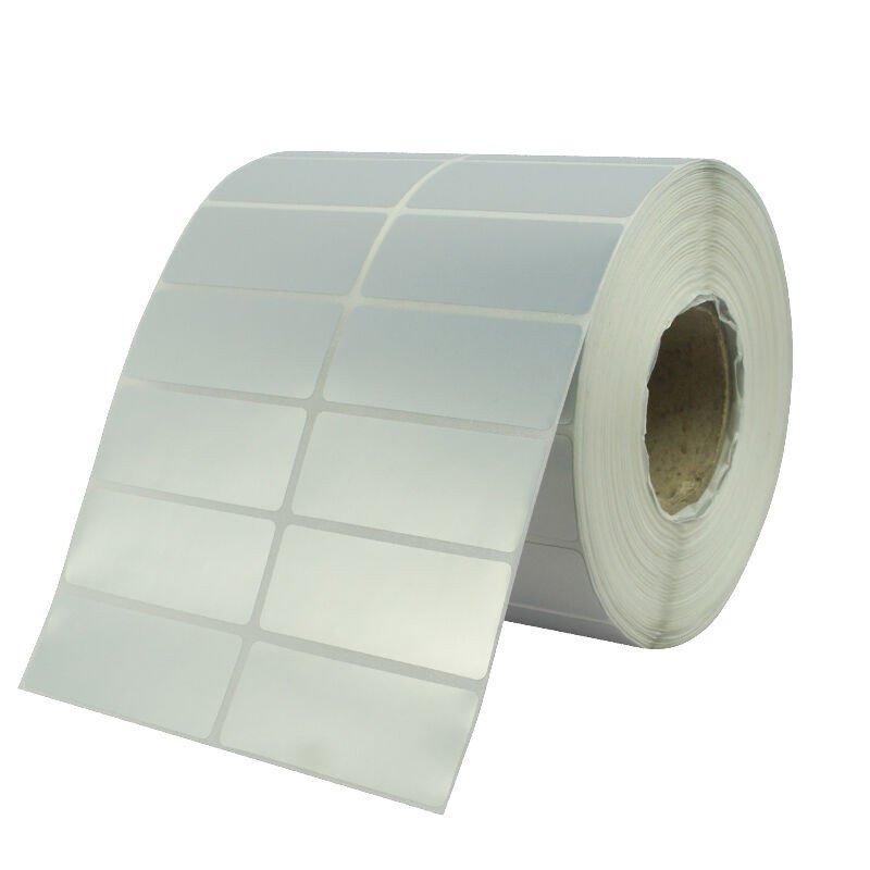 斑马(ZEBRA) 打印机耗材 标签打印纸条码纸 哑银 PET 不干胶扫码纸 40*40*2000