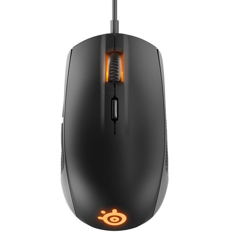 赛睿(SteelSeries)RIVAL 100 游戏鼠标 光电鼠标 黑色 USB接口