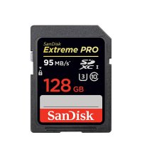 闪迪SD卡 SDSDXPA-128G-Z46 128g 633X 至尊超极速 95Mb/s 黑灰