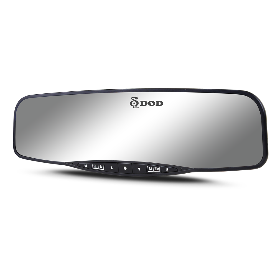 DOD LX550W后视镜行车记录仪LX550Wdual双镜头1080P高清夜视智能监控 白色双镜头