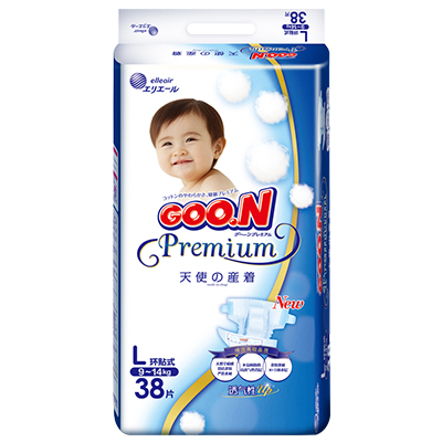大王(GOO.N)天使系列婴儿纸尿裤大号38片