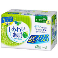 花王乐而雅F透气棉柔 超丝薄日用护翼型卫生巾20片