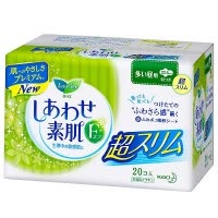花王乐而雅F透气棉柔 超丝薄日用护翼型卫生巾20片