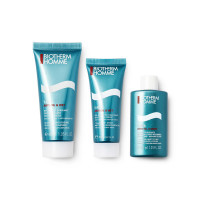 [苏宁超市]碧欧泉男士净肤细致套装(洁面膏40ml+爽肤水30ml+保湿乳20ml)