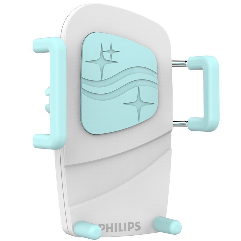 飞利浦 PhilipsDLK35001 蓝色 车载空调风口支架 手机支架 导航仪支架 360度旋转