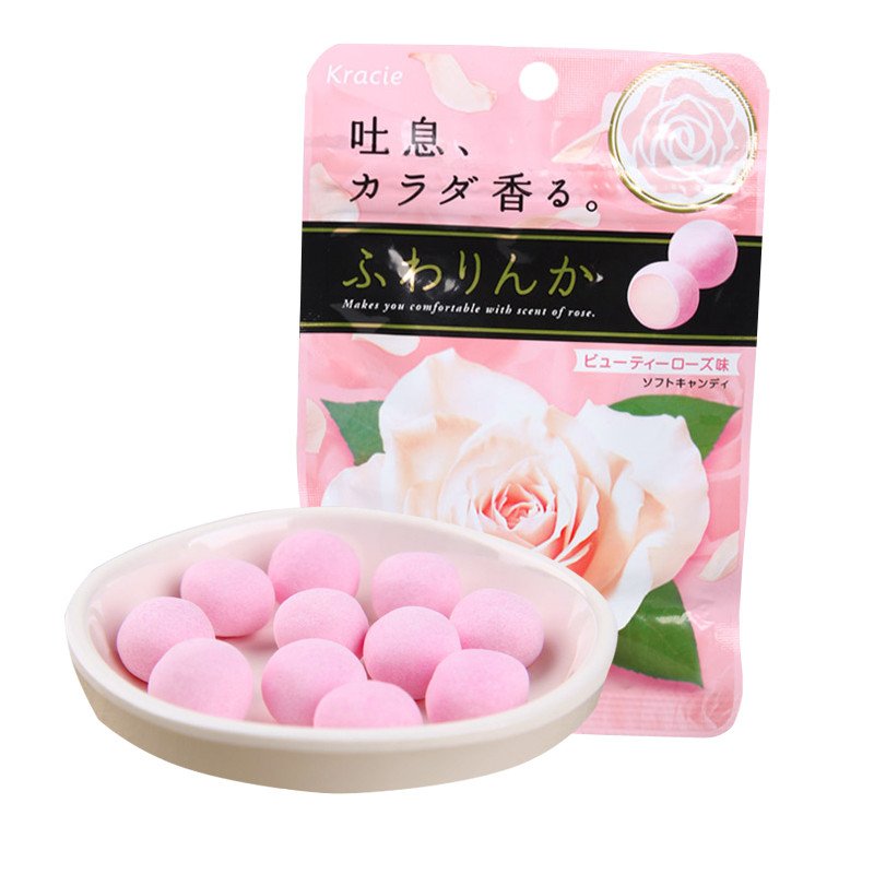 Kracie玫瑰香味糖果 32g 日本进口糖果 袋装糖果