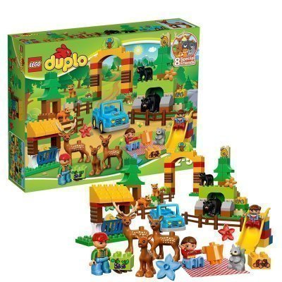 LEGO 乐高 Duplo 得宝系列森林主题:野生公园 10584 2-5岁 100-200块 塑料 玩具
