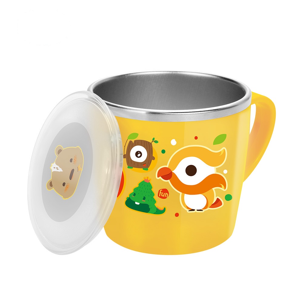 原装进口爱婴小铺ModaBear不锈钢饮水杯 TKCB11001-07