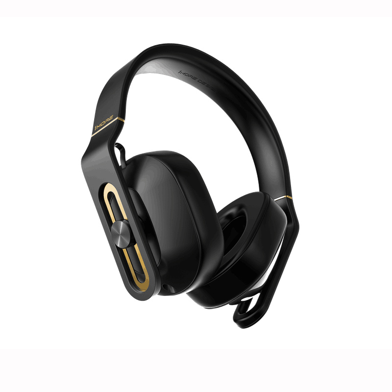 加一联创1MORE/万魔 MK801中国好声音重低音万魔头戴式有线耳机手机线控带麦适配苹果安卓手机智能识别双系统 黑金色