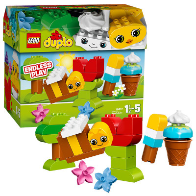 LEGO 乐高 Duplo 得宝系列乐高得宝创意盒 10817 50-100块 2-5岁塑料玩具