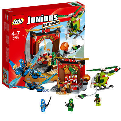 LEGO 乐高 Juniors 小拼砌师系列幻影忍者神殿保卫战 10725 玩具4-7岁100-200块 塑料