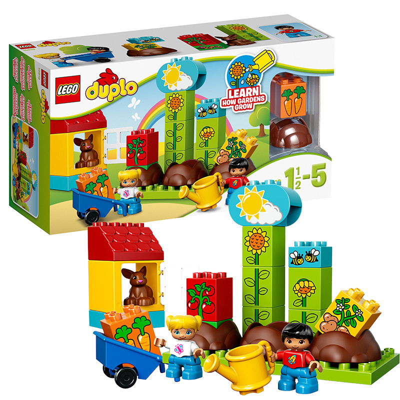 LEGO 乐高 得宝系列之我的第一个小花园 10819 塑料玩具 50块以下 1-3岁