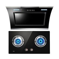 容声厨房两件套厨电套装油烟机RS01HE+灶具JZY-Q73-RQ01A玻璃 烟灶套餐(液化气) 烟灶套餐