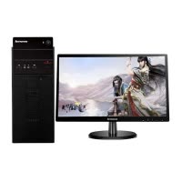 联想(Lenovo)扬天商用T4900d台式电脑 21.5英寸屏(Intel i3-7100 4GB 500G DVD)
