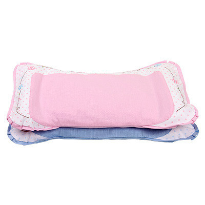 [苏宁红孩子] 康康 16K141/16K142 婴儿枕头 保健枕 护颈防偏头 棉麻透气吸汗 新品 婴幼儿保健枕