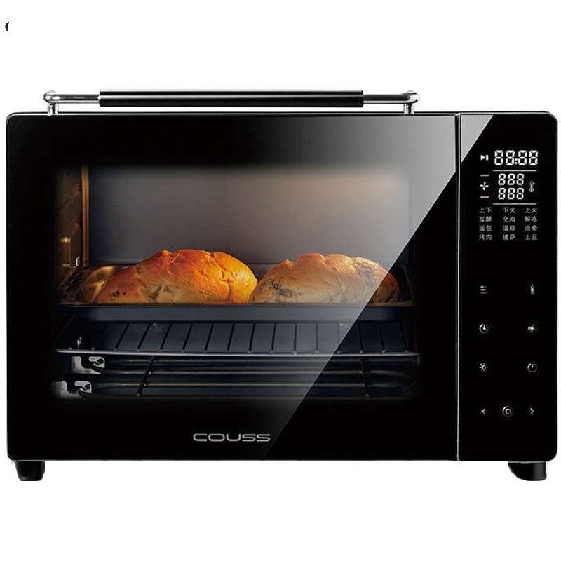卡士(COUSS) 电烤箱 CO-3703 37L升电脑触屏式 上下独立控温 热风循环 低温发酵家用烘焙多功能全自动蛋糕