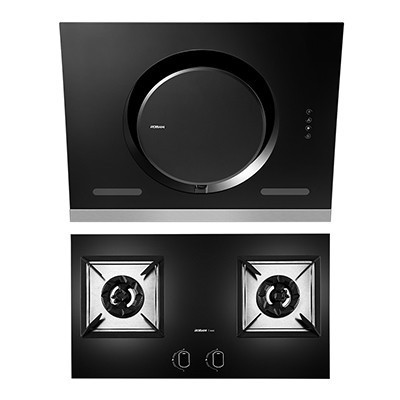 老板(ROBAM)17立方侧吸式触控式油烟机燃气灶烟灶套餐CXW-200-26A5+58B5(天然气) 1级能效