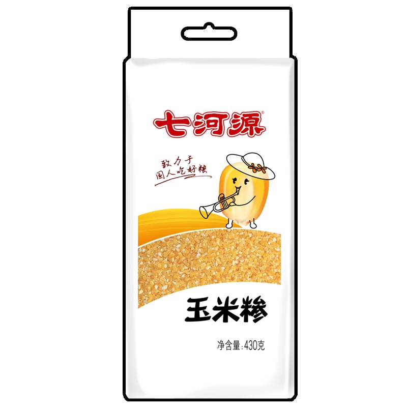 七河源 玉米糁430g 国产食品 粮油 杂粮 玉米 无添加 小细颗粒 玉米 五谷 粗粮 真空装 大米伴侣