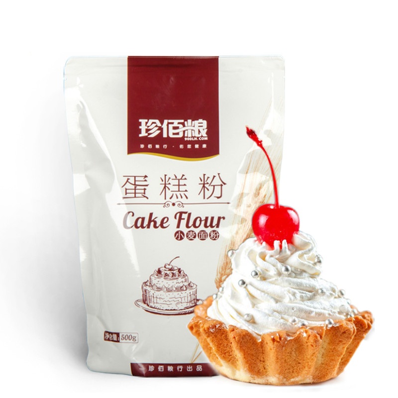 珍佰粮 蛋糕粉 优质小麦粉 低筋面粉 蛋糕饼干烘焙原料500g