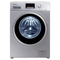 海信洗衣机XQG90-U1201F 9公斤变频滚筒洗衣机 (银色)