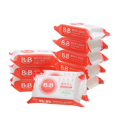 韩国进口保宁B&B皂婴幼儿童洗衣皂洋甘菊200G*10块量贩装