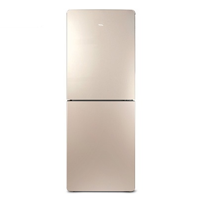 TCL BCD-200WF1双门冰箱 风冷无霜冰箱 电脑板 节能省电 超薄静音 流光金 金属面板 家用电冰箱