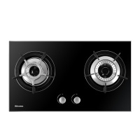 迅达燃气灶2-N5-KCA 天然气灶具 嵌入式大火力灶具 钢化玻璃面板