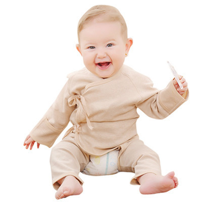 贝吻 彩棉四季款和服套装婴儿内衣 B6039