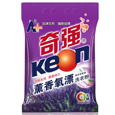 奇强 洗衣粉 薰衣草氧漂 2.128千克/袋