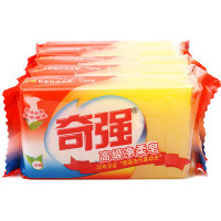 奇强高级净柔洗衣皂100g*5 无磷透明皂内衣物肥皂