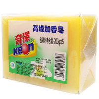 奇强 洗衣皂/透明皂 加香肥皂200克*5块(1000克)