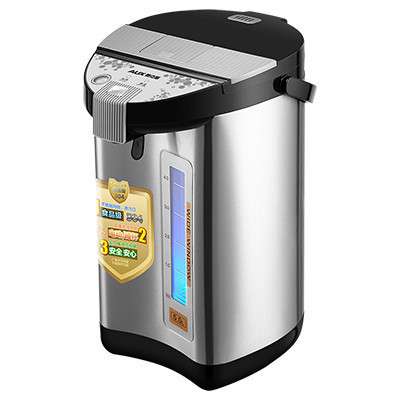 奥克斯(AUX)5L电开水瓶304不锈钢内胆双层防烫电动出水电水壶烧水壶HX-8107