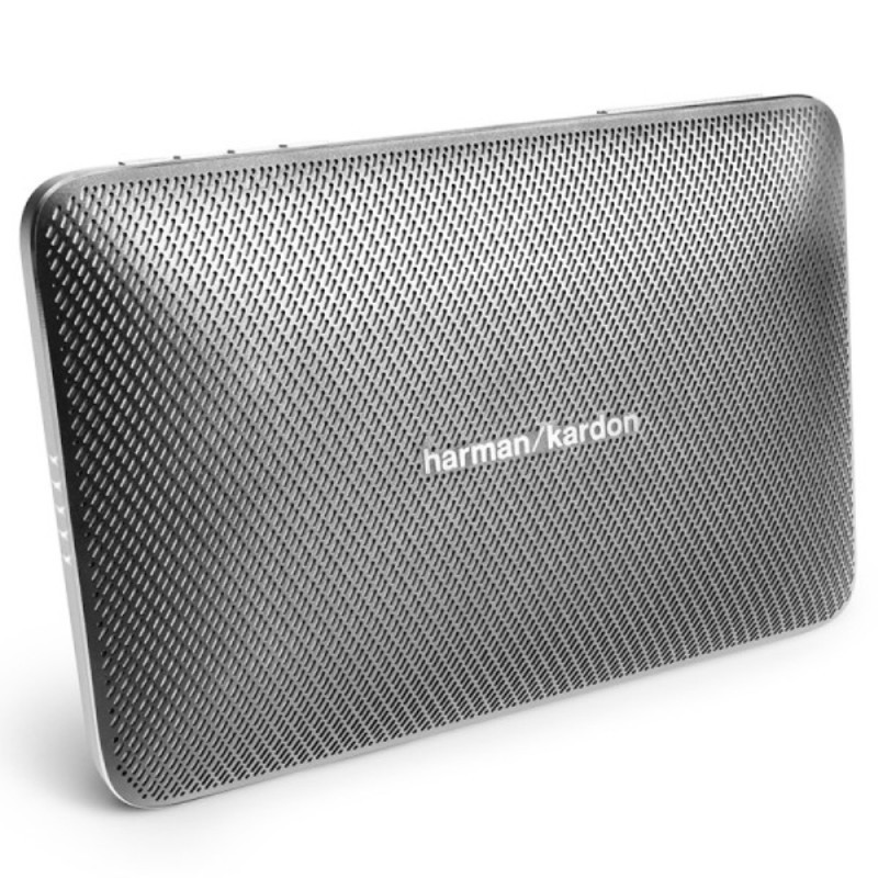 哈曼卡顿(Harman/Kardon)Esquire2 音乐精英2代 蓝牙便携音响 内置4个麦克风 充电宝 银色