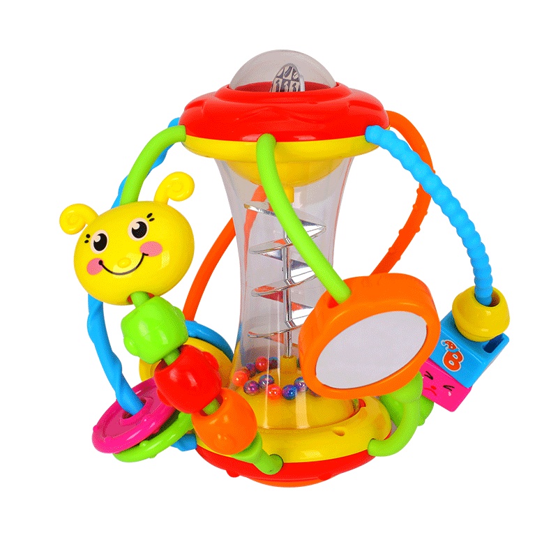 汇乐玩具(HUILE TOYS)健儿球929 宝宝益智球类塑料玩具摇铃婴幼儿童手抓球3个月以上202*170*192mm