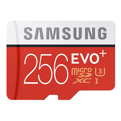 三星(SAMSUNG) MicroSD存储卡 256G(CLASS10 UHS-1 95MB/s) EVO Plus