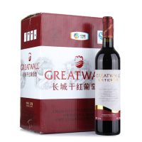 长城(GreatWall ) 红酒 华夏长城金飘带干红葡萄酒750ml*6 整箱装