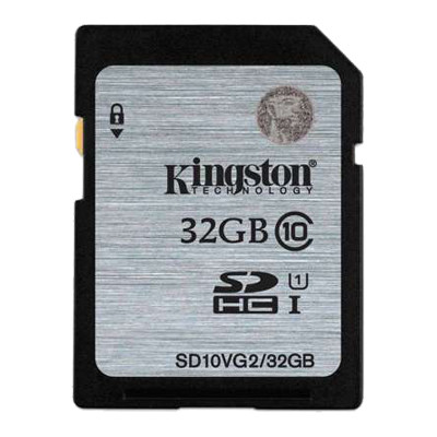 金士顿(Kingston)SD卡(SD10VG2/32G) 80MB/s 相机存储卡 Class10 UHS-I