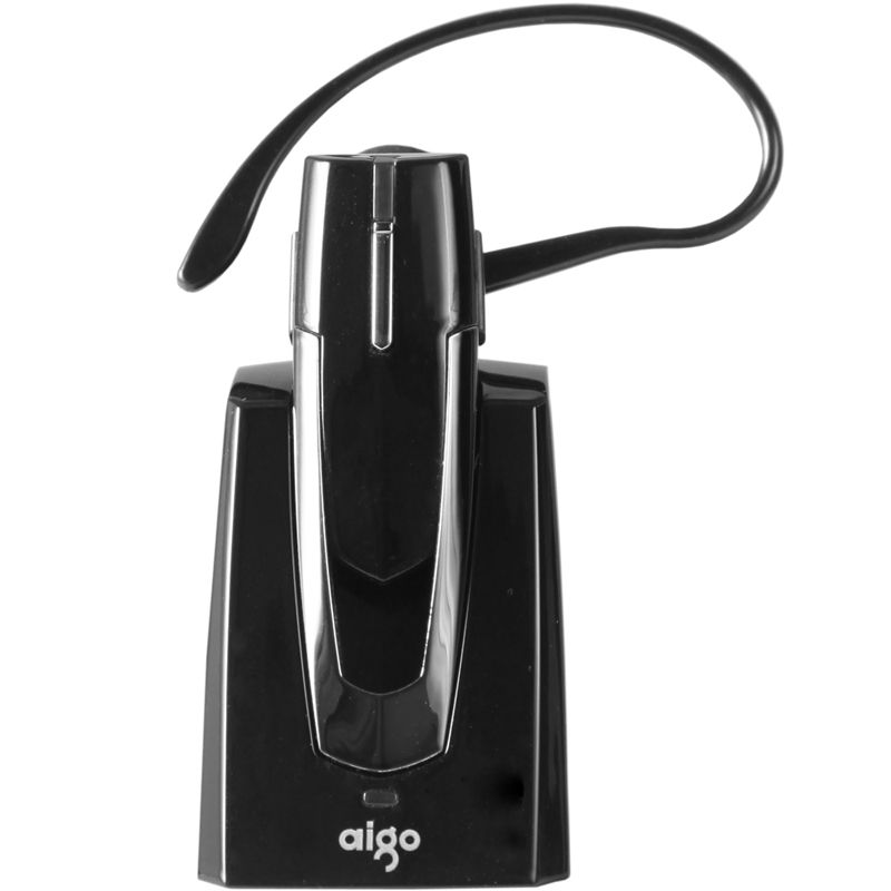 爱国者(aigo)X6 商务车载蓝牙耳机4.0 通用挂耳式 无线耳机 黑色