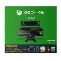 微软(Microsoft)Xbox One+Kinect 家庭娱乐游戏机 动感家庭套装