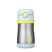 膳魔师(THERMOS Foogo)不锈钢保温吸管杯290ML BS5353 BL 银色