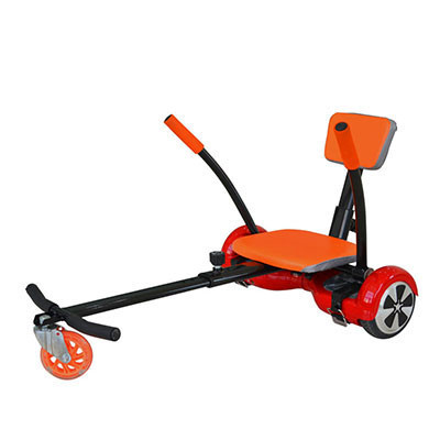 爱奇e族 扭扭车 卡丁车架 平衡车配件 智能双轮平衡车 漂移架橙红色