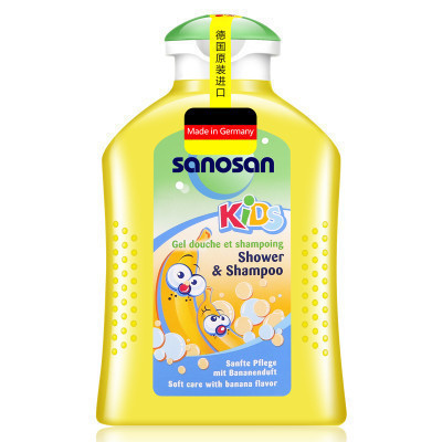 哈罗闪(sanosan)儿童二合一洗发沐浴露(香蕉香型)200ml