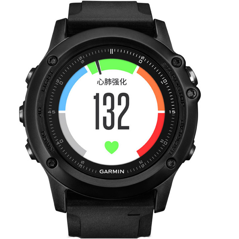 GARMIN 腕式无线电导航设备 Fenix3 HR蓝宝石镜面