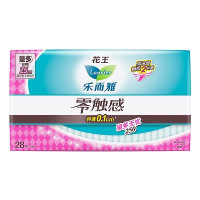 花王乐而雅(Laurier)特长日用卫生巾 零触感特薄护翼型25cm28片 花王出品 国产